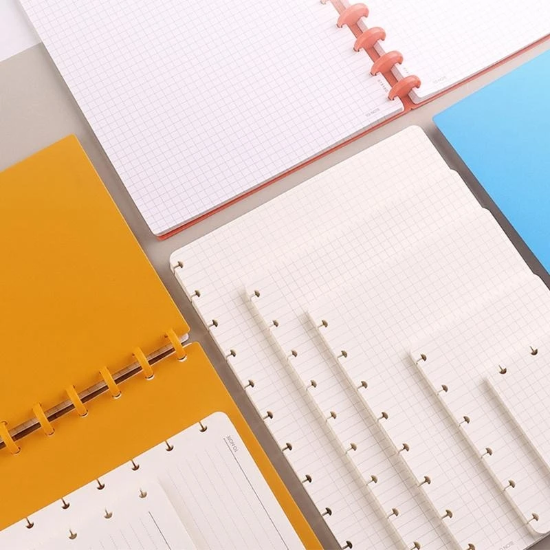 B5 حجم دفتر ملاحظات ملون مع ثقوب الفطر Journal Dividers Dividers Accessories أفضل بيع