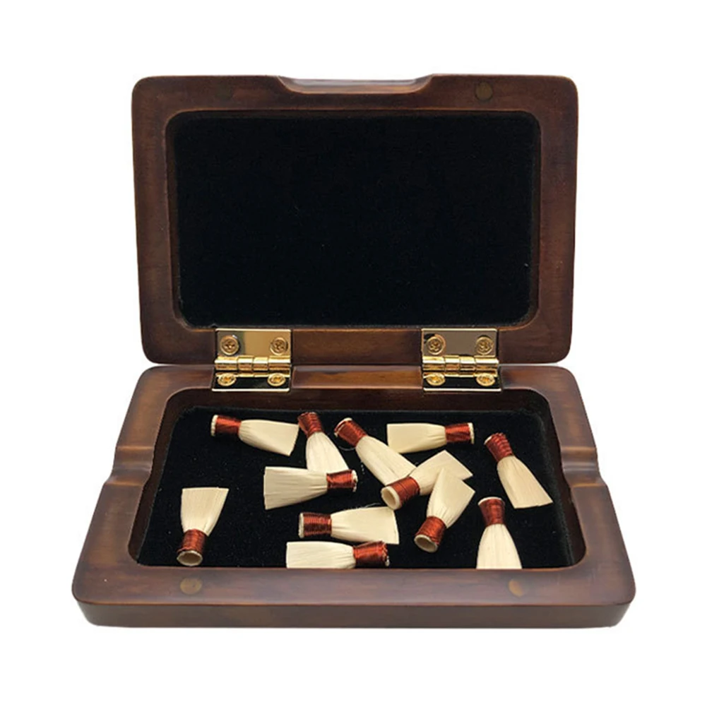 Wooden Oboe Bassoon Suona Whistle Reeds Case With Smooth Touch Suona Reeds Protection Box Wind Instrument Accessories