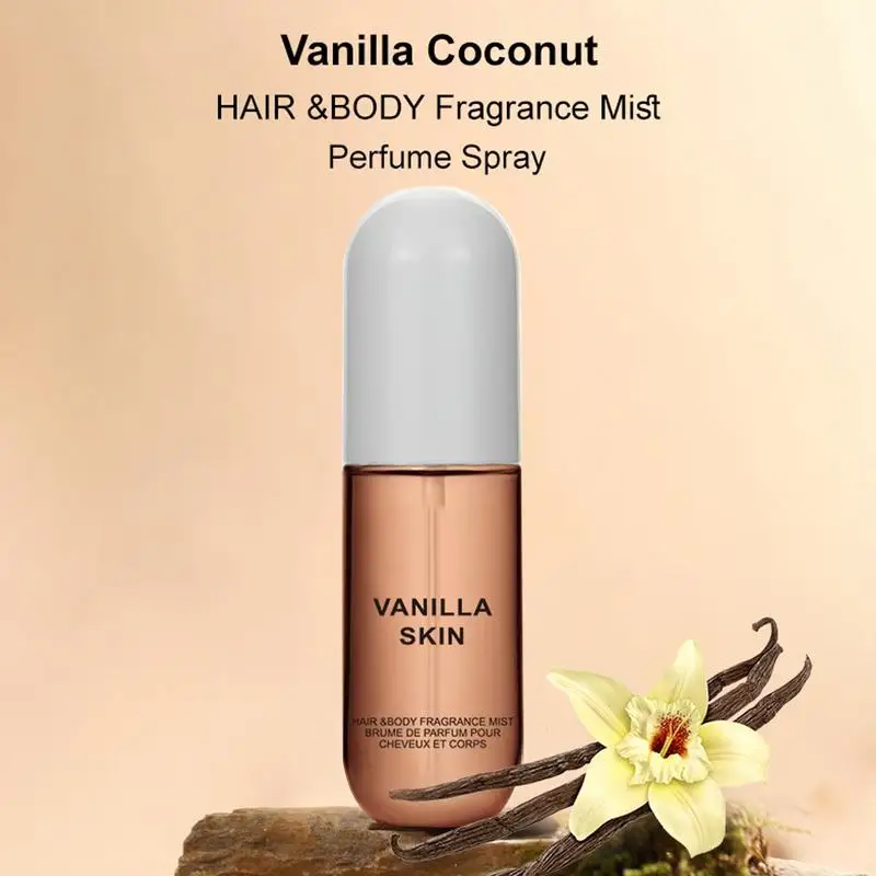 50ml Vanilla Skins Body Perfume Spray Long-Lasting Non-Irritating Body Mist Fragrance Oil For Women Whole Body