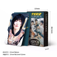 92pcs/set ATEEZ Album LOMO Cards Photo Stickers Hongjoong Seonghwa Yunho Girl's Favorite Gift Greeting Card Postcard Wooyoung