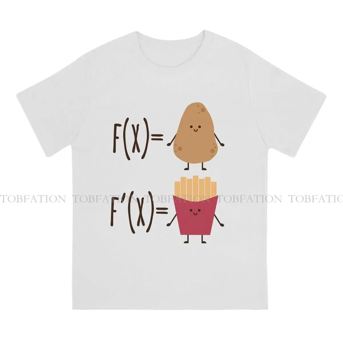 Math 100% Cotton TShirts The Derivative Of A Potato Personalize Homme T Shirt New Trend Clothing 6XL