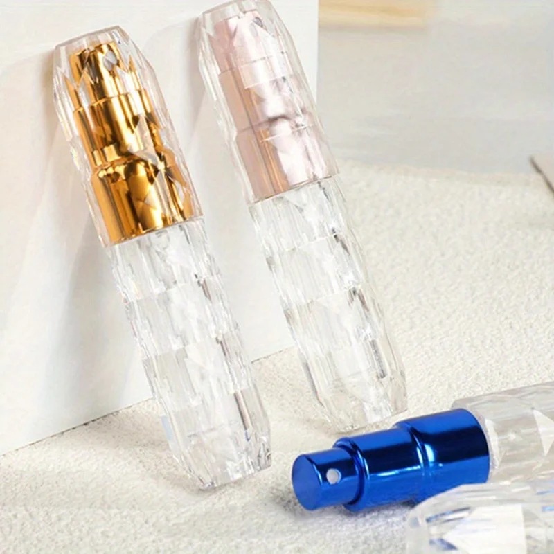 Mini botella pulverizadora de Perfume recargable portátil, pulverizador de tamaño de viaje, artículos esenciales de viaje, organizador de viaje, playa, verano, regreso a la escuela
