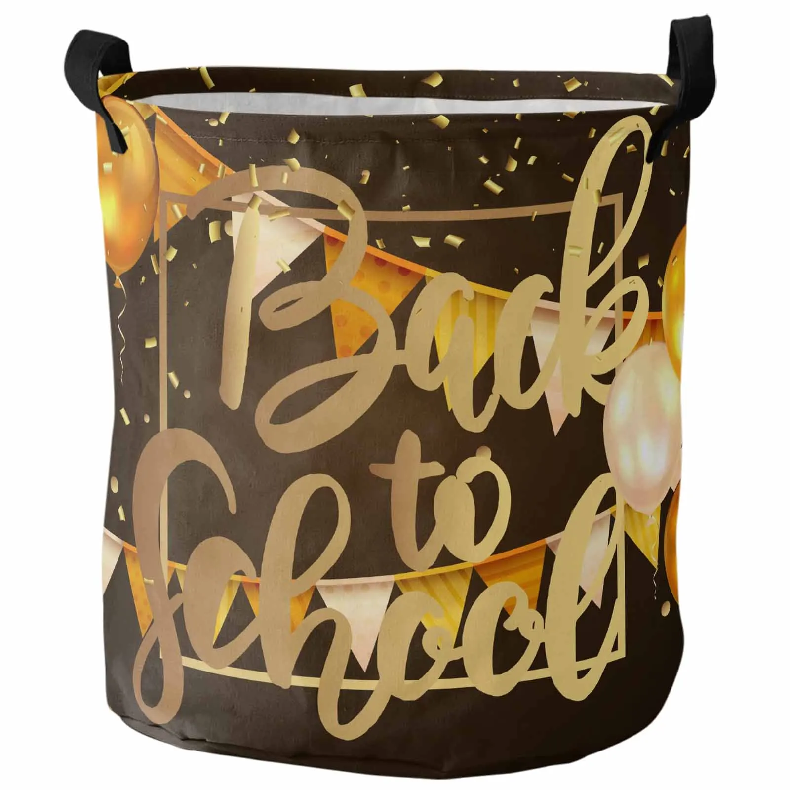 

School Season Ribbon Balloon Foldable Dirty Laundry Basket Kid's Toy Organizer Waterproof Storage Baskets