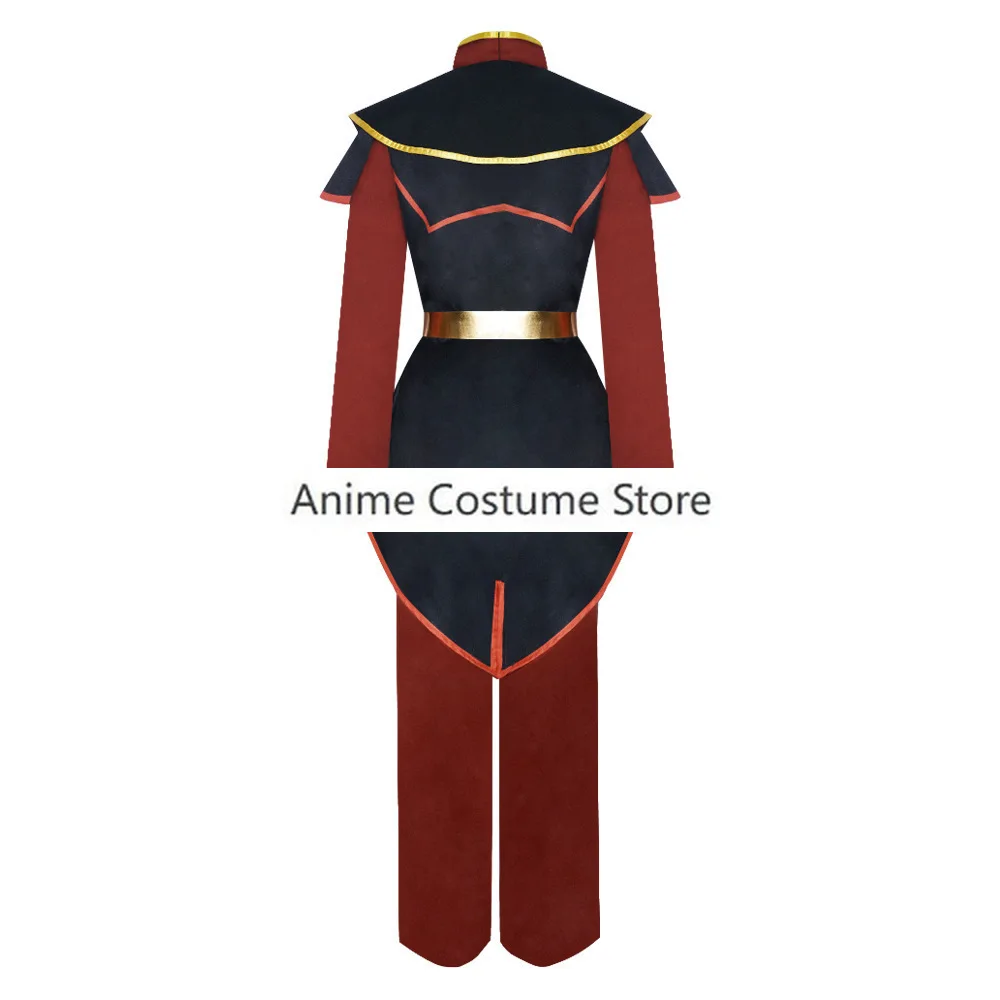 Disfraz de Anime Azula para Halloween, conjunto de Top, pantalón, puño, cinturón, traje de Anime Con cómic