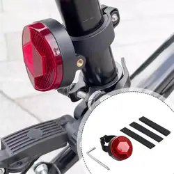 Holder For AirTag Mountain Bike Bicycle Reflector Tail Light With Anti-Theft Tracking Locator AirTag Hidden Bracket Reflective