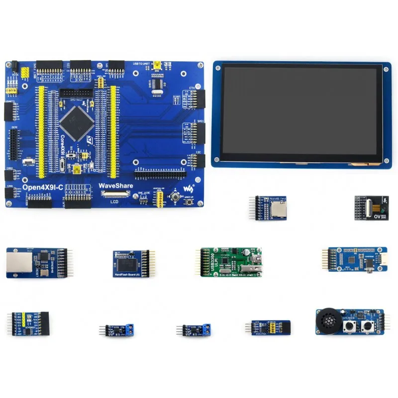 

Open429I-C Package B, STM32F4 Development Board Designed For STM32F429I, Features The STM32F429IGT6 MCU.