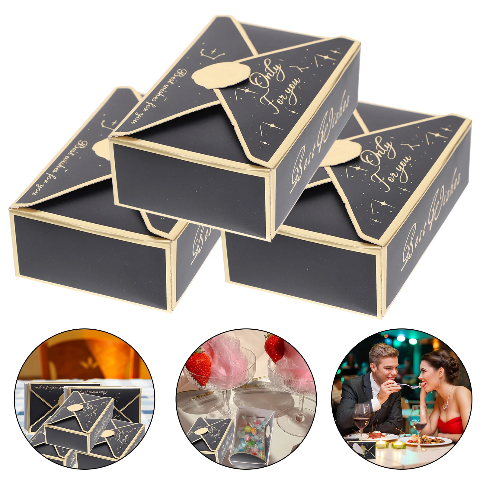 

18 Pcs Wedding Candy Box Gift Boxes Party Decorations Paper Card Romantic Treat Bags