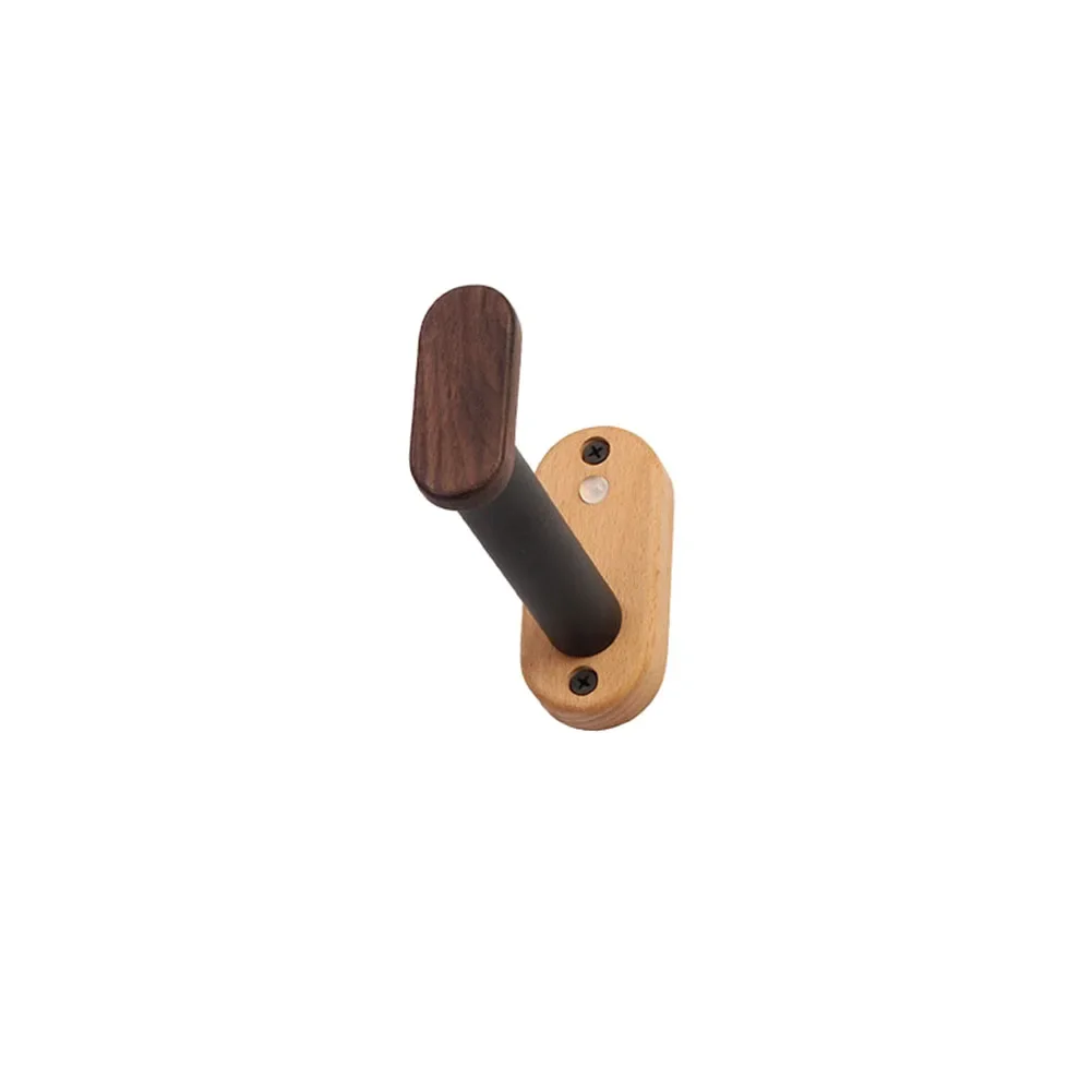 

Guitar Wall Mount Guitar Holder Hook Home Use Studio Use Solid Beech Wood Base Versatile Compatibility For Acoustic Guitars