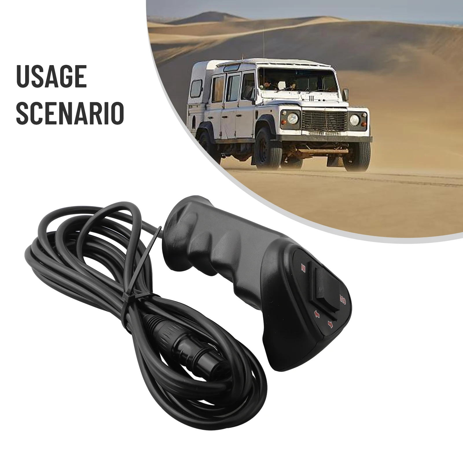 Lightweight Long Service Life Manual Control Handle Wired Features Handheld Remote Control 250A About 3.6 Meters