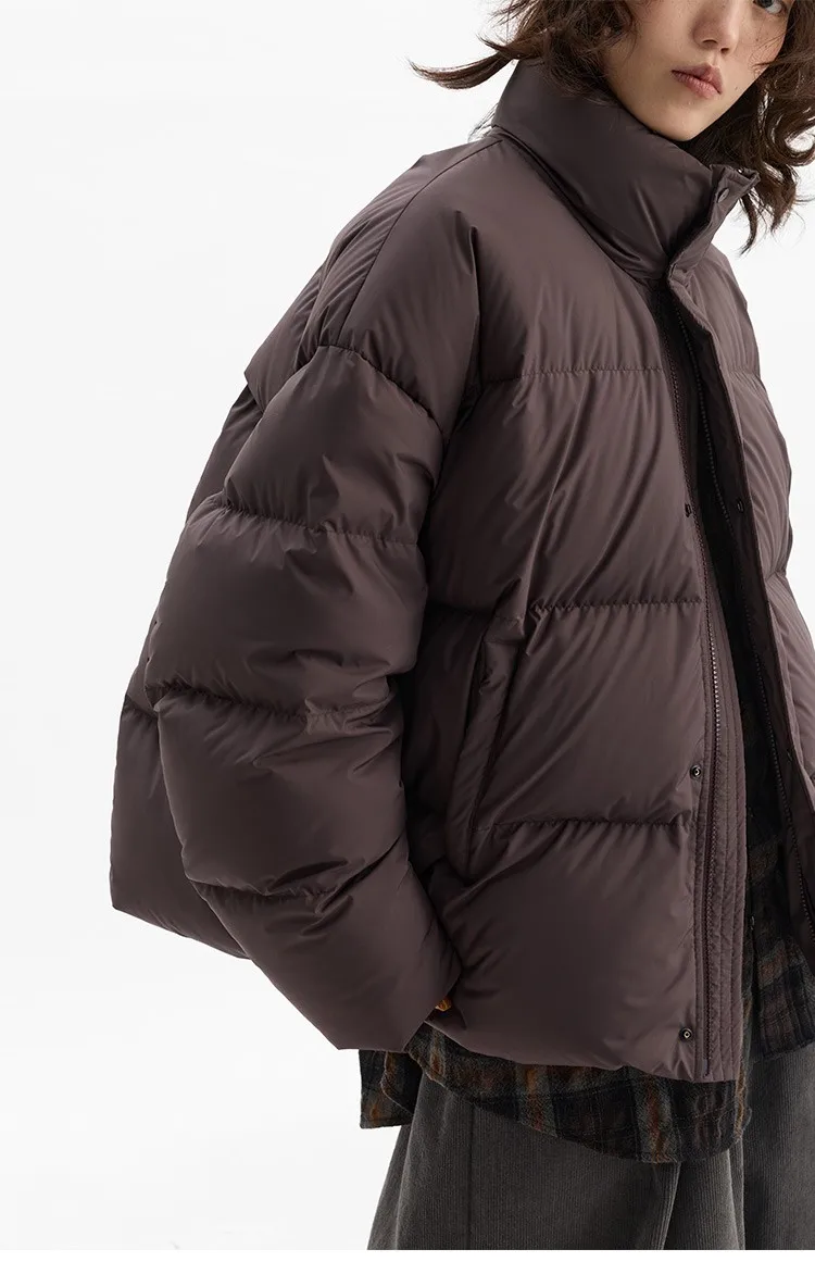 Women's Thickened Cocoon-Shaped Down Jacket, 90% Duck Down, Warm, Loose, Versatile Coat, New Winter 2026 Model