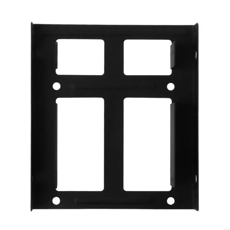 203B PC Máy tính Kim loại Dual 2.5 "đến 3,5" Khung lắp đặt ổ cứng 2 x 2,5 "đến 3,5" giá ổ cứng / ssd với vít