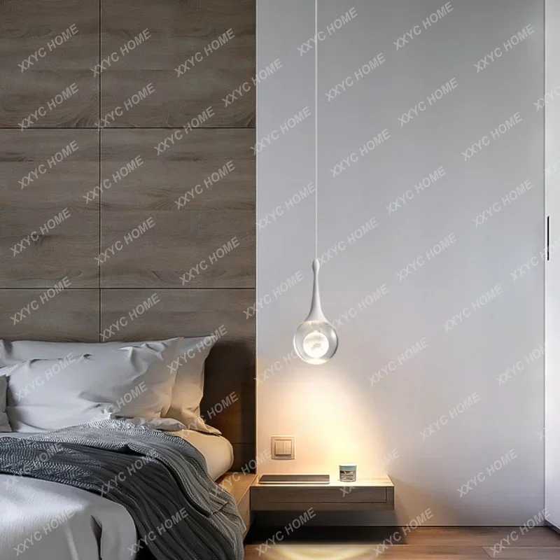 Moderne glazen hanglampen minimalistische LED slaapkamer hoofdeinde hanglampen bar woonkamer decoratie verlichtingsarmaturen