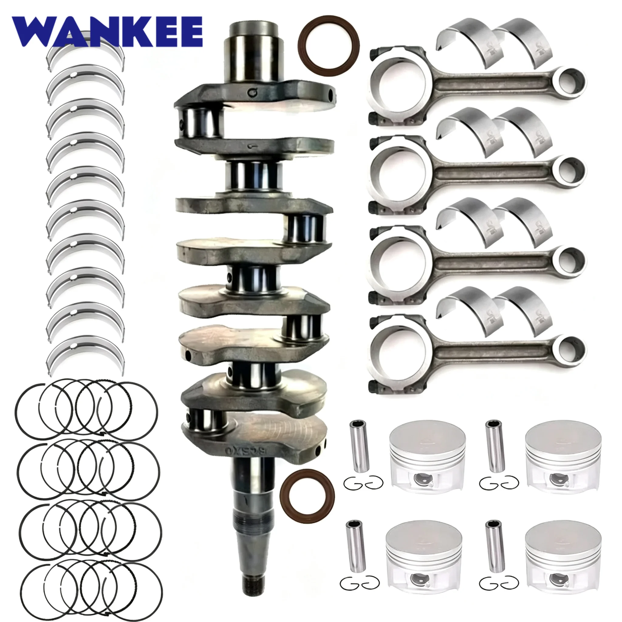 Crankshaft Repair Kit 6C5-11411 for Yamaha Outboard 4 Stroke 50HP 60HP F60 F50 69W-11411-00