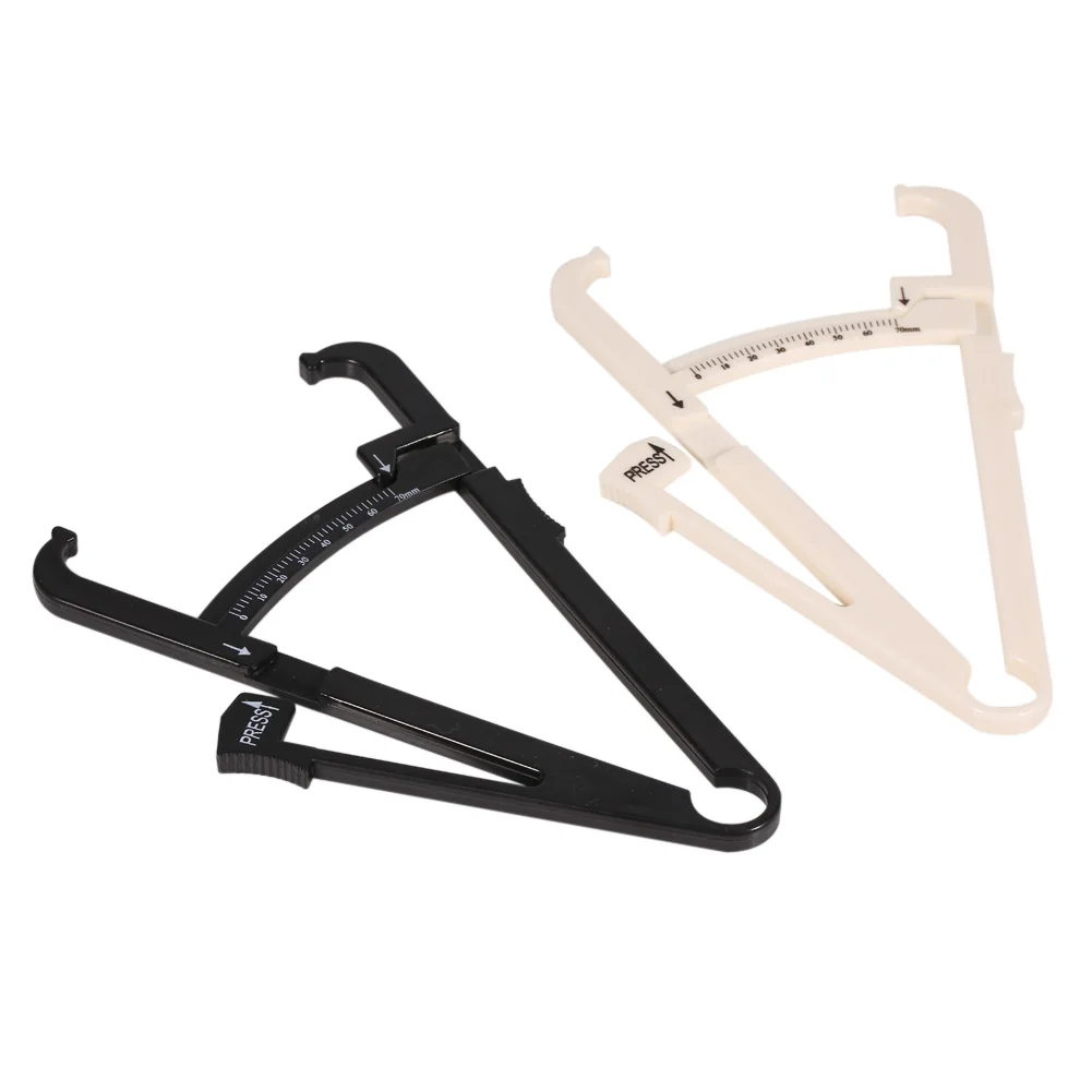 Skinfold Caliper 2 Colors  Body Fat Loss Caliper Skinfold Accurate Tester Slim Fitness Clip Measurement Body Caliper