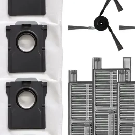 

Для пылесоса Mova Z5 / Z5 Pro / Z50 Ultra, замена 1 основные щетки, 4 фильтра, 4 мешка для пыли, 4 комплекта боковых щеток