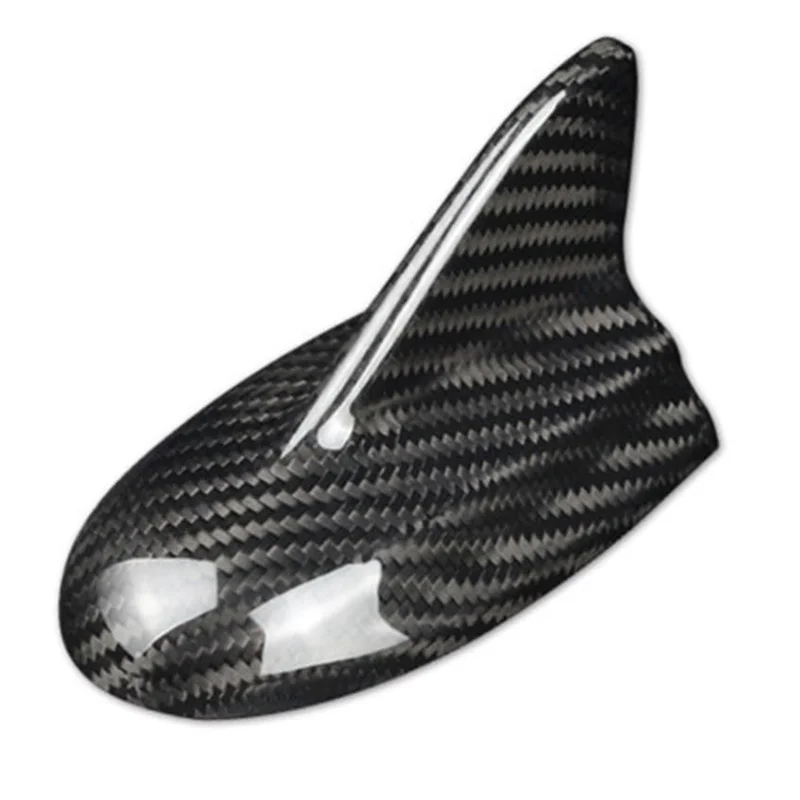 Carbon Fiber Real Antenna Cover Shark Fin Exterior Accessory For Dodge Challenger SRT