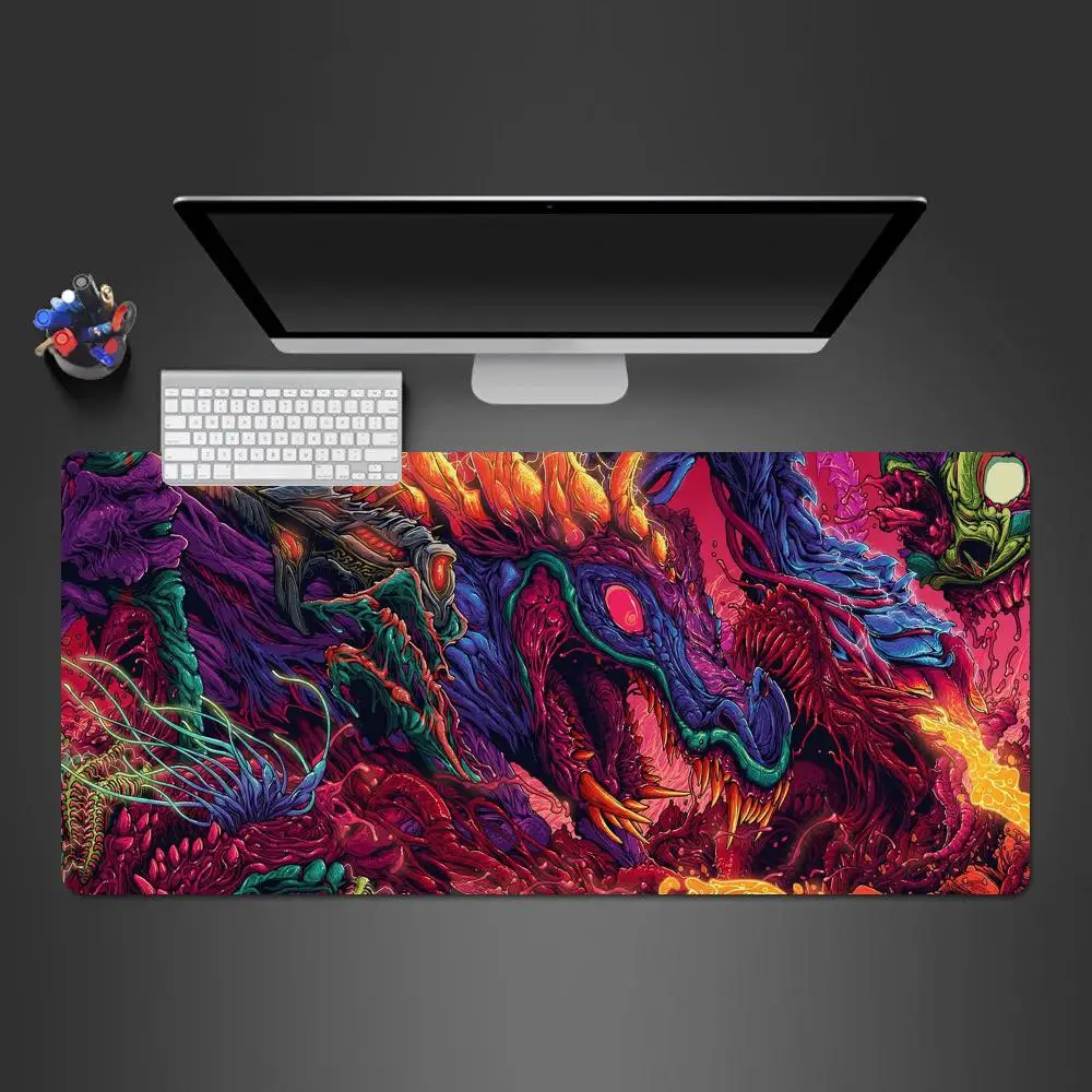 Computer Mouse Pad Gaming Accessories Large Mause Pad Sense of Science and Technology Printing Deskmat Keyboard Pad Mausepad