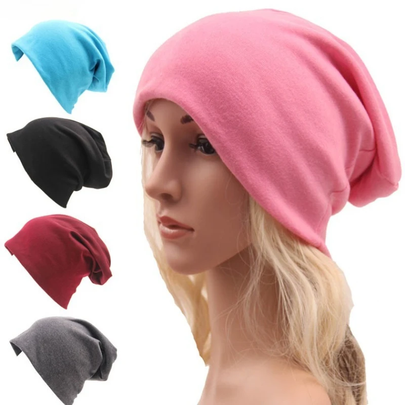 

Cotton Slouchy Beanie Hip-Hop Soft Lightweight Running Beanie Adult Dwarf Hat Chemo Cap for Men Women Hip-Hop Sleep Cap Stretchy