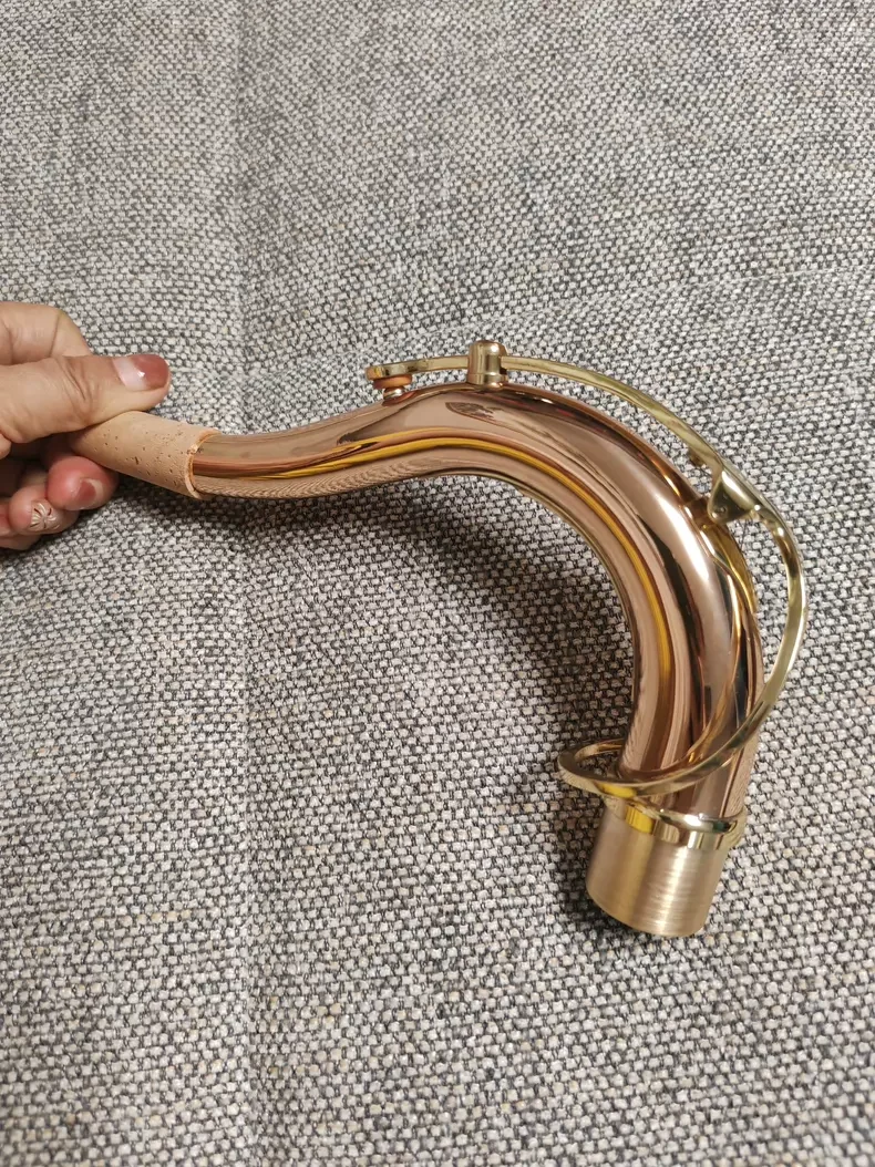 27.5mm Phosphorus Copper Curved Neck For Bb Tenor Saxophone Great Vibration Rich Tone Replacement Spare Part