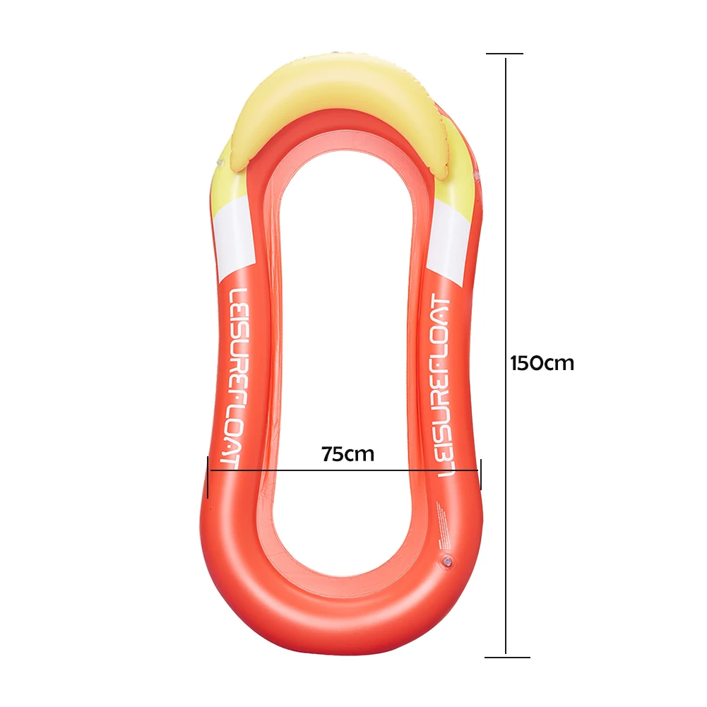 2024กลางแจ้งพับเปลญวนน้ําInflatableลอยสระว่ายน้ําที่นอนParty LoungeเตียงชายหาดกีฬาRecliner Recreation