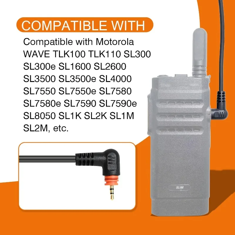 IP65 Waterproof Remote Speaker Lapel Shoulder Mic for Motorola Wave Radio DLR110 TLK100 TLK110 SL300 SL1600 SL2600 SL3500e SL400