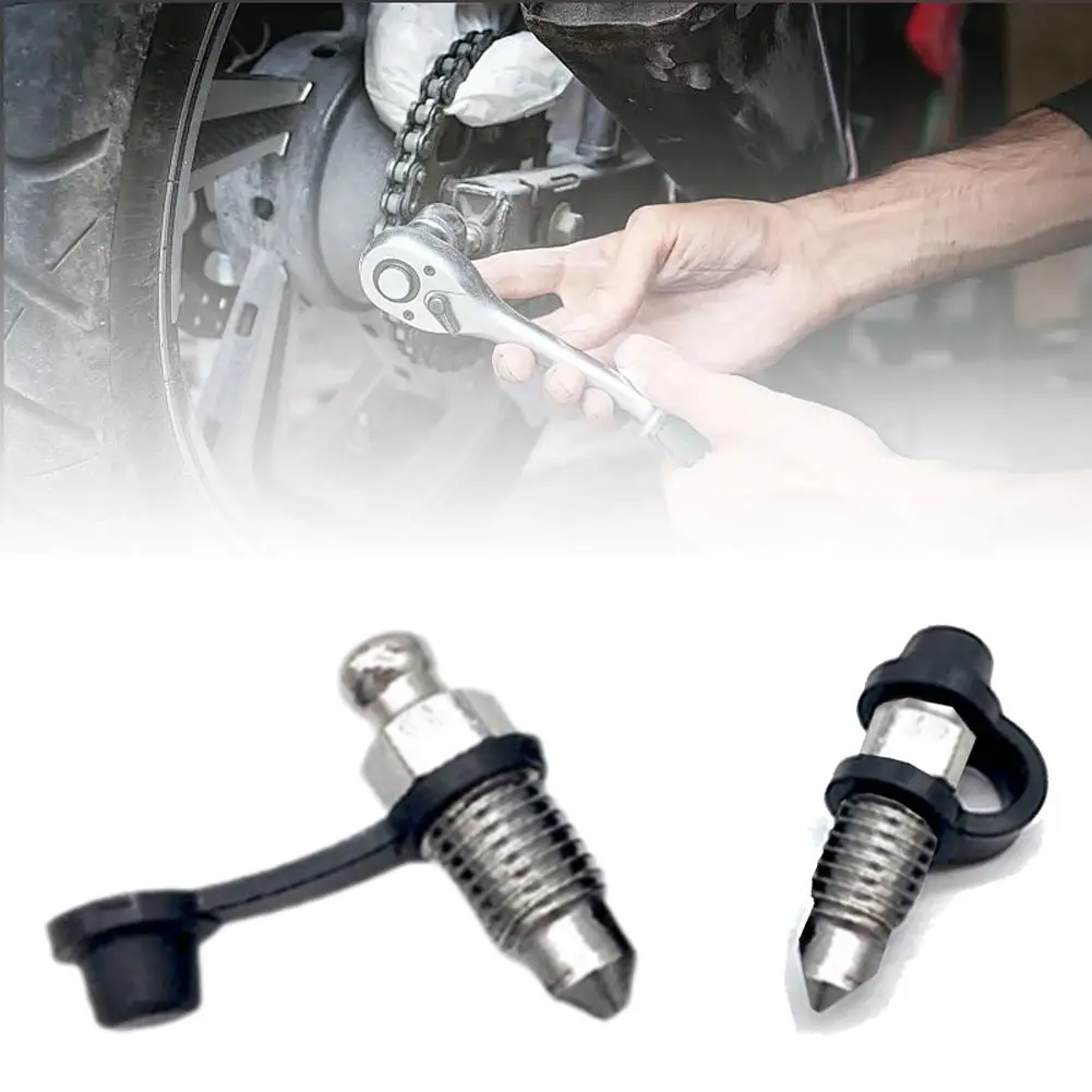 CENJITION Universal Multi-size Auto Car Motorcycle Brake Bleeder Screw Nipple Pump Caliper Bleed Screw for Kawasaki Suzuki Honda view 6