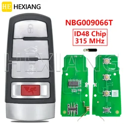 HE NBG 009066 T ID48 Chip 315MHz Half Smart Car Remote Key Dla VW Volkswagen Passat 2006-2013 CC 2009-2015