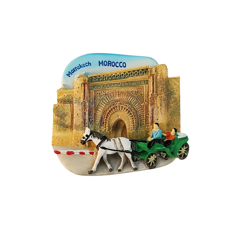 Africa Morocco Tourist Souvenir Magnetic Sticker Fridge Magnetic Refrigerator Decoration Articles Handicraft Gifts