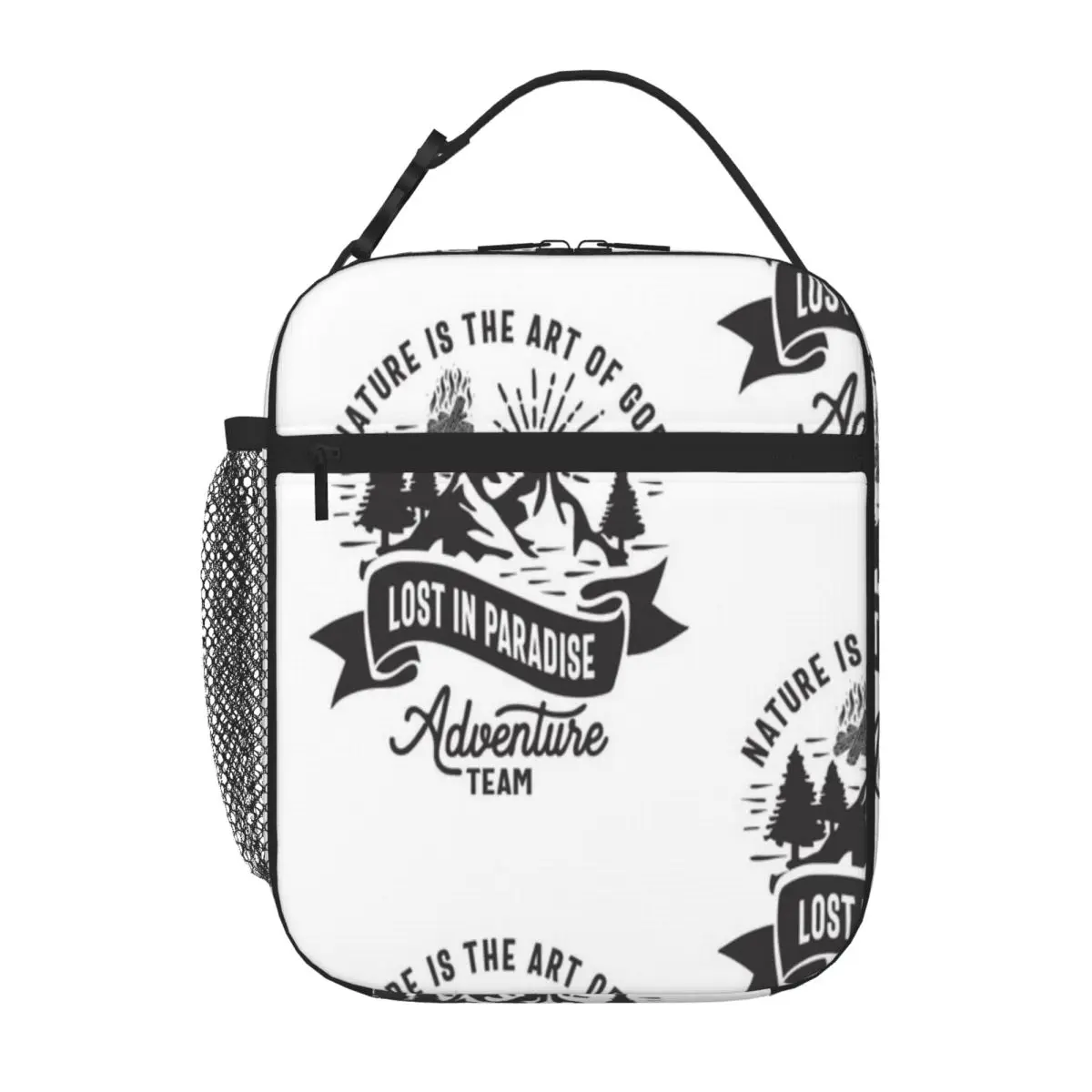 Hot Sale Nature Is The Art Of God Lost In Paradise Adventure 3D Stereo Thermal Lunch Bag Gym Post-Workout Shoulder Lunch Bag
