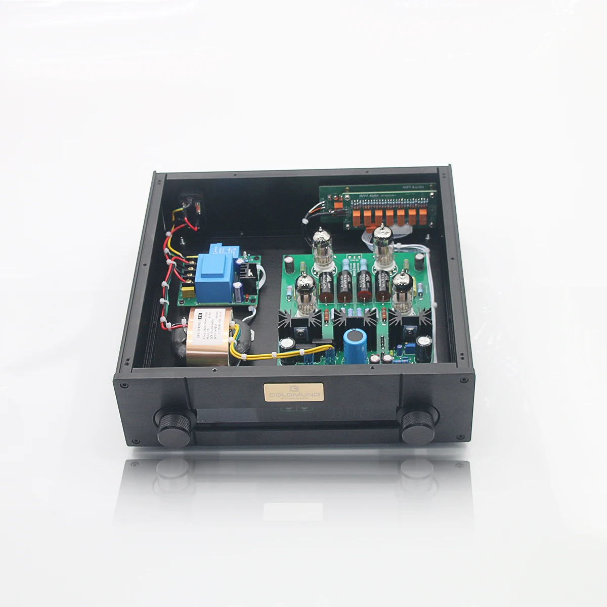 HiFi-Upgrade-Vorverstärker mit Fernbedienung und Lautstärkeregelung, 12AU7 / ECC82 Röhren-Stereo-Vorverstärker basierend auf CARY-SLP90 Vorverstärker-Schaltung – Detail 6