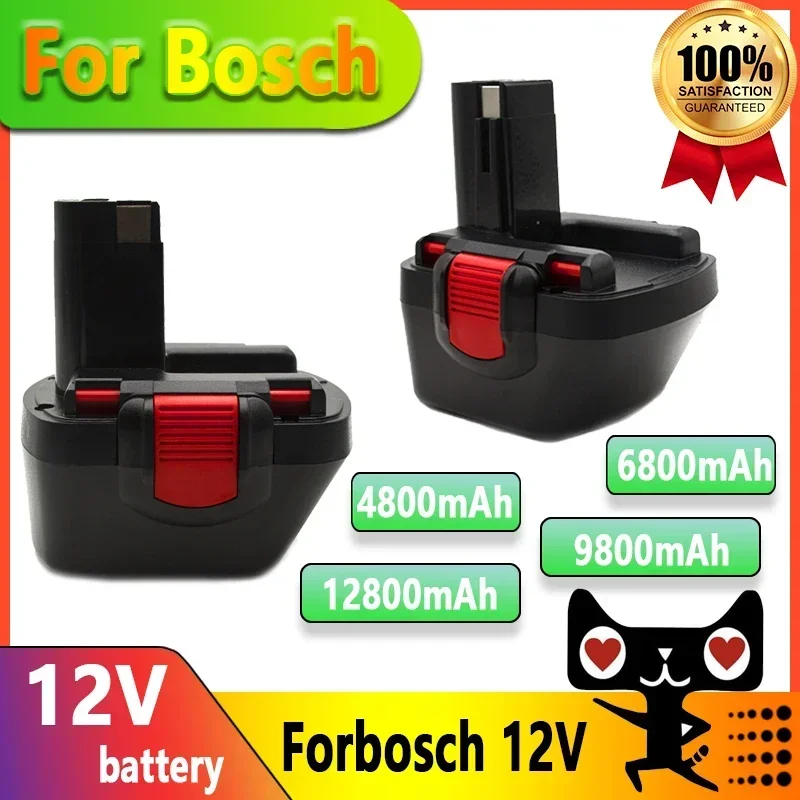 For Bosch 12V Rechargeable Battery 12V 12.8AH AHS GSB GSR 12 VE-2 Battery BAT043 BAT045 BAT046 BAT049 BAT120 BAT139