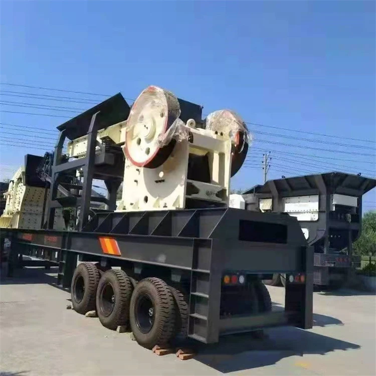 Mining Portable Stone Crusher Machine Mobile Rock Crusher Segment Hydraulic Jaw Crusher for Demolition and Stone