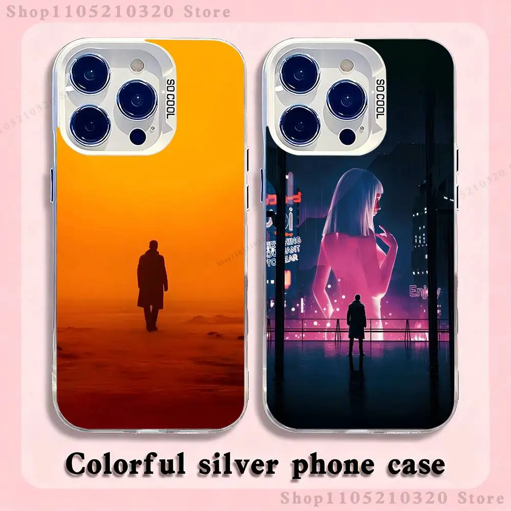 B-Blade R-Runner 2049 Phone Case For iPhone 17,16,15,14,13,12,11,Pro,Max,Plus,Mini,XS,SE Anti Fall White Matte Hard Bumper