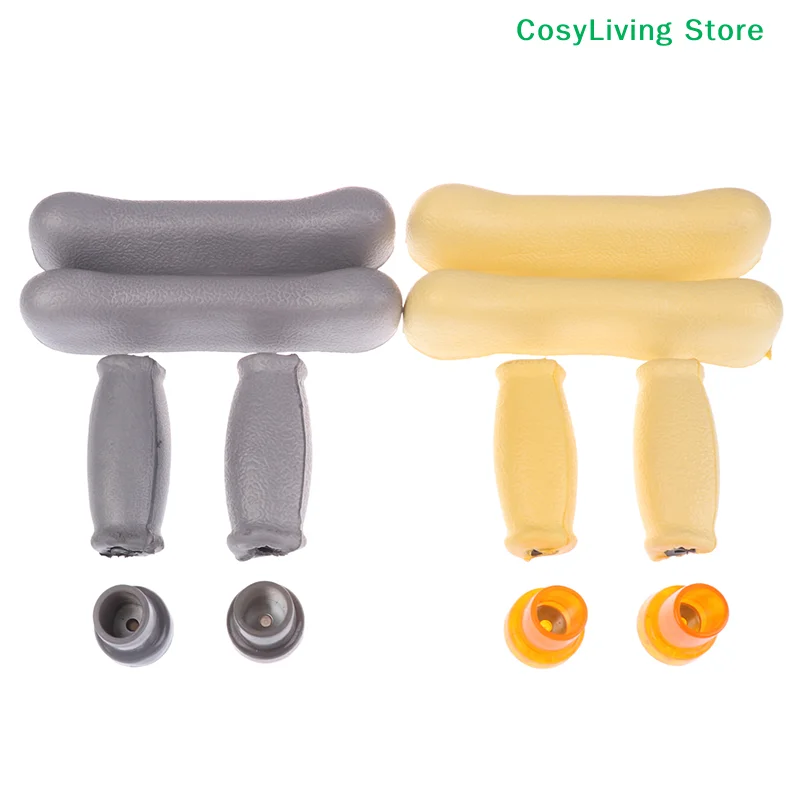 [CL]6Pcs/set Axillary Crutch Accessories Kit Pads Replacement Antislip Rubber Underarm Cushions Hand Pad Accessories[CL]