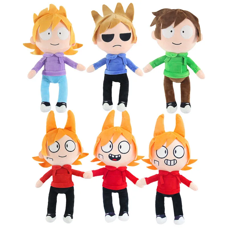 32-38CM Creative Eddsworld Plush Doll Anime Peripheral Plush Toys Tord Matt Tom Plush Dolls Kids Baby Soft Stuffed Toys Pillows