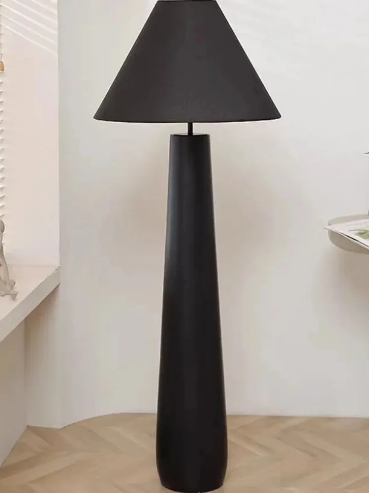 French Style Living Room Fabric Floor Lamp Sofa Side Stand Lamp Decoration Bedroom Bedside Lamp LED
