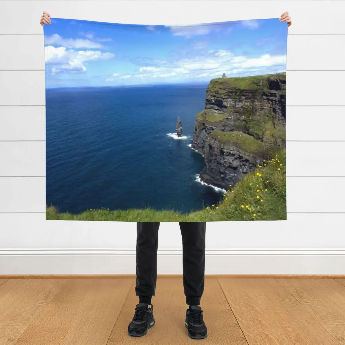 

Cliffs of Moher Throw Blanket Heavy Sofa Softest Blankets