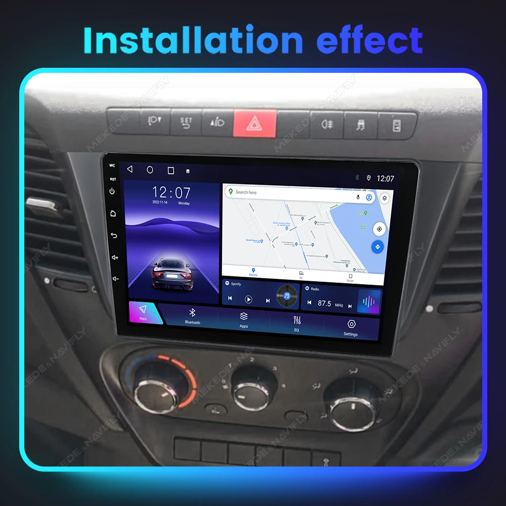 UIS7862 Wireless Carplay Android AUTO for Iveco Daily 2013 - 2021 Car Multimedia Radio Player Built-in Small Cooling Fan 8-Core