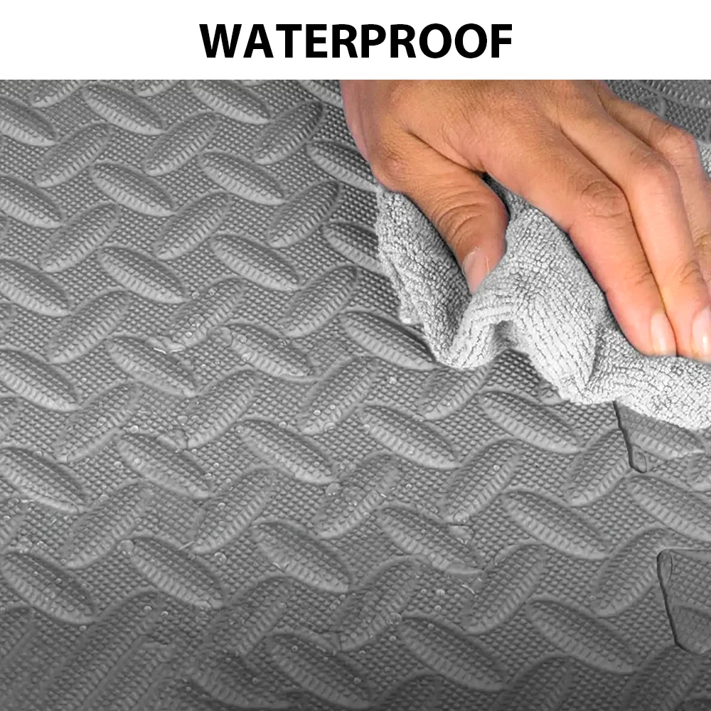60cm*60cm EVA-Interlocking-Fitnessmatten, rutschfeste Puzzle-Schaumstoffmatten für Fitnessgeräte, Heimfitness, Workout & Spielbereich – Detail 2