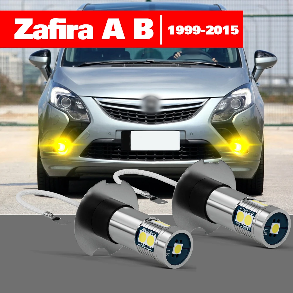 

For Opel Zafira A B 1999-2015 Accessories 2pcs LED Fog Light 2003 2004 2005 2006 2007 2008 2009 2010 2011 2012 2013 2014