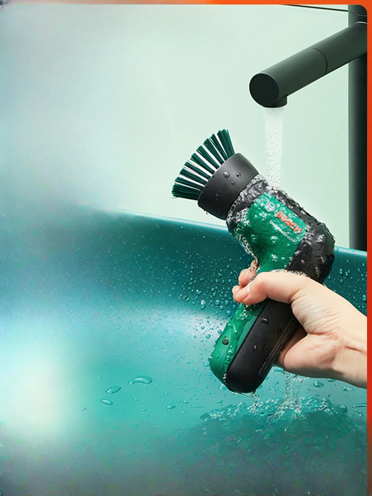 Electric cleaning brush, household multifunctional kitchen, powerful wireless handheld bathroom, ceramic tile bathroom