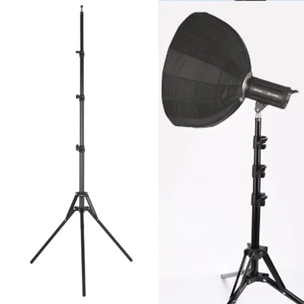 Adjustable Light Stand Reverse Folding Multifunction Metal Camera Tripod Stretchable Portable Photographic Lighting Bracket