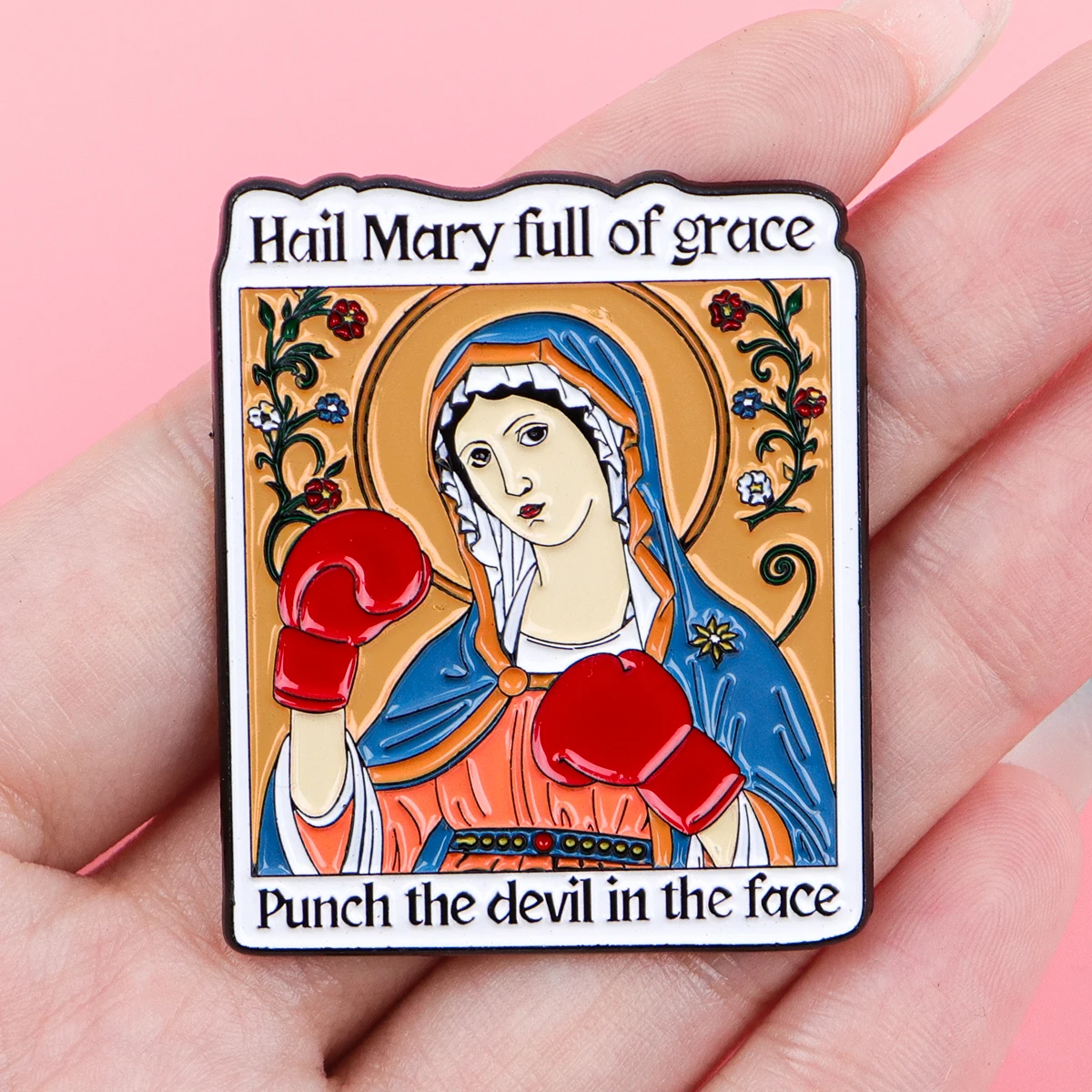 قوس قزح زهرة يقتبس المينا بروش التلبيب شارة بدبوس على ظهره الملابس الأزياء والمجوهرات تأثيري اكسسوارات اللعب الهدايا #2