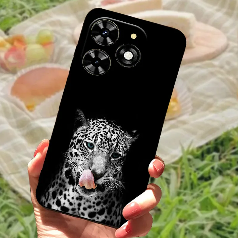 For Infinix Hot 40 Pro Case Cover Silicone Soft Marble Black Bumper Funda Coque for Infinix Hot 40i Hot40 Pro Protective Shells