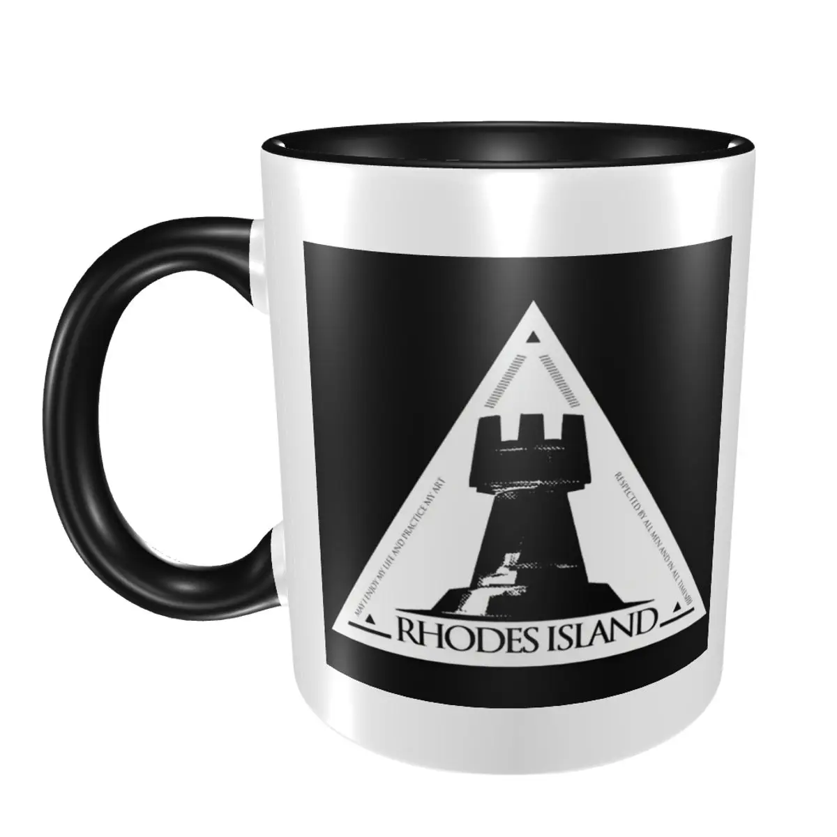 

Arknights Rhodes Island Emblem Mug Funny Ceramic Coffee Cups Tea Mugs Milk Cup Drinkware Gifts for Friends
