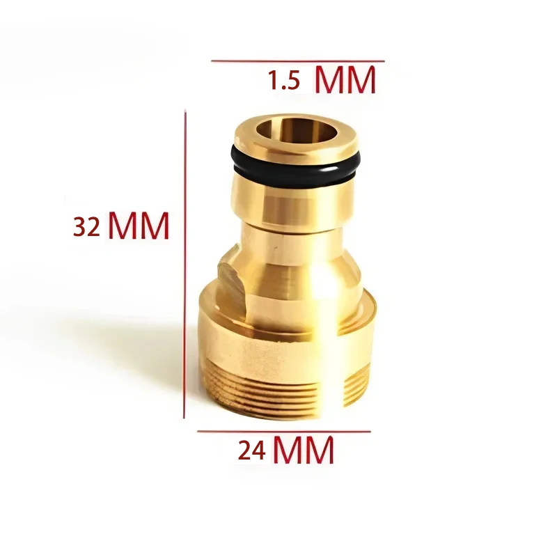 1/2/5PCS Universal Tap Kitchen Adapters Brass Faucet Watering Garden Tools Tap Connector Mixer Hose Adaptor Basin Fitting