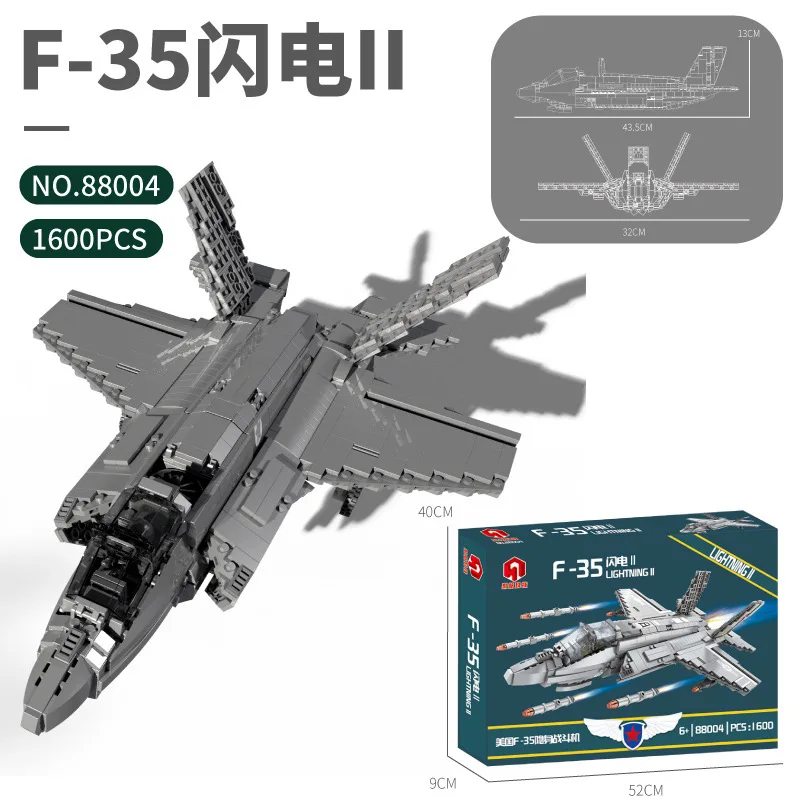 Bloques de construcción J-15 Fighter Jet: modelo de avión militar avanzado, rompecabezas desafiante para jóvenes aviadores