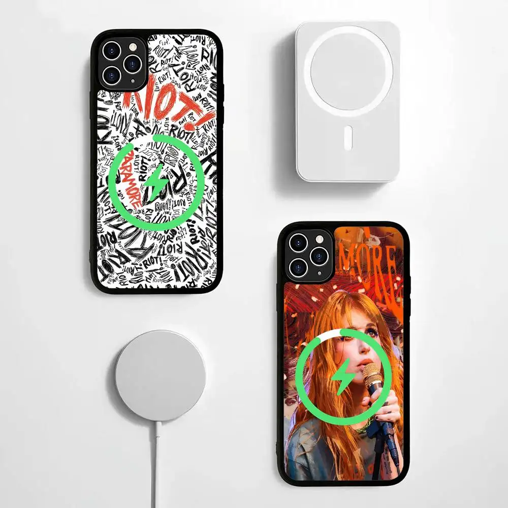 P-Paramore-Rock For Magsafe Magnetic Phone Case for iPhone 17 16 15 14 13 12 11 Plus Pro Max PC+TPU Cover