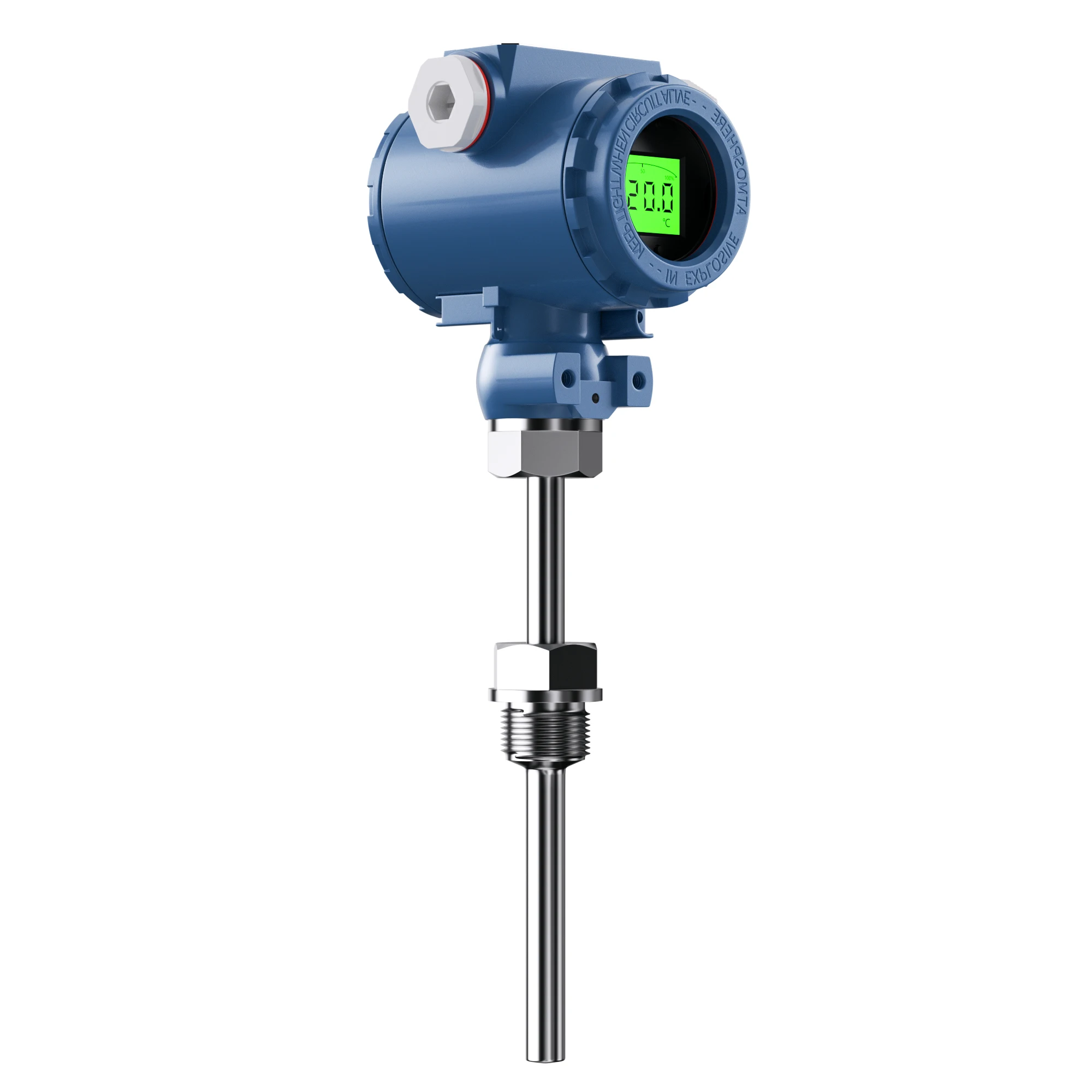 304SS PT100 Sensor 0-100℃ 0-200℃ -50-200℃ Temperature Signal Converter 4-20mA M27*2 PT100 Signal Temperature Transmitter