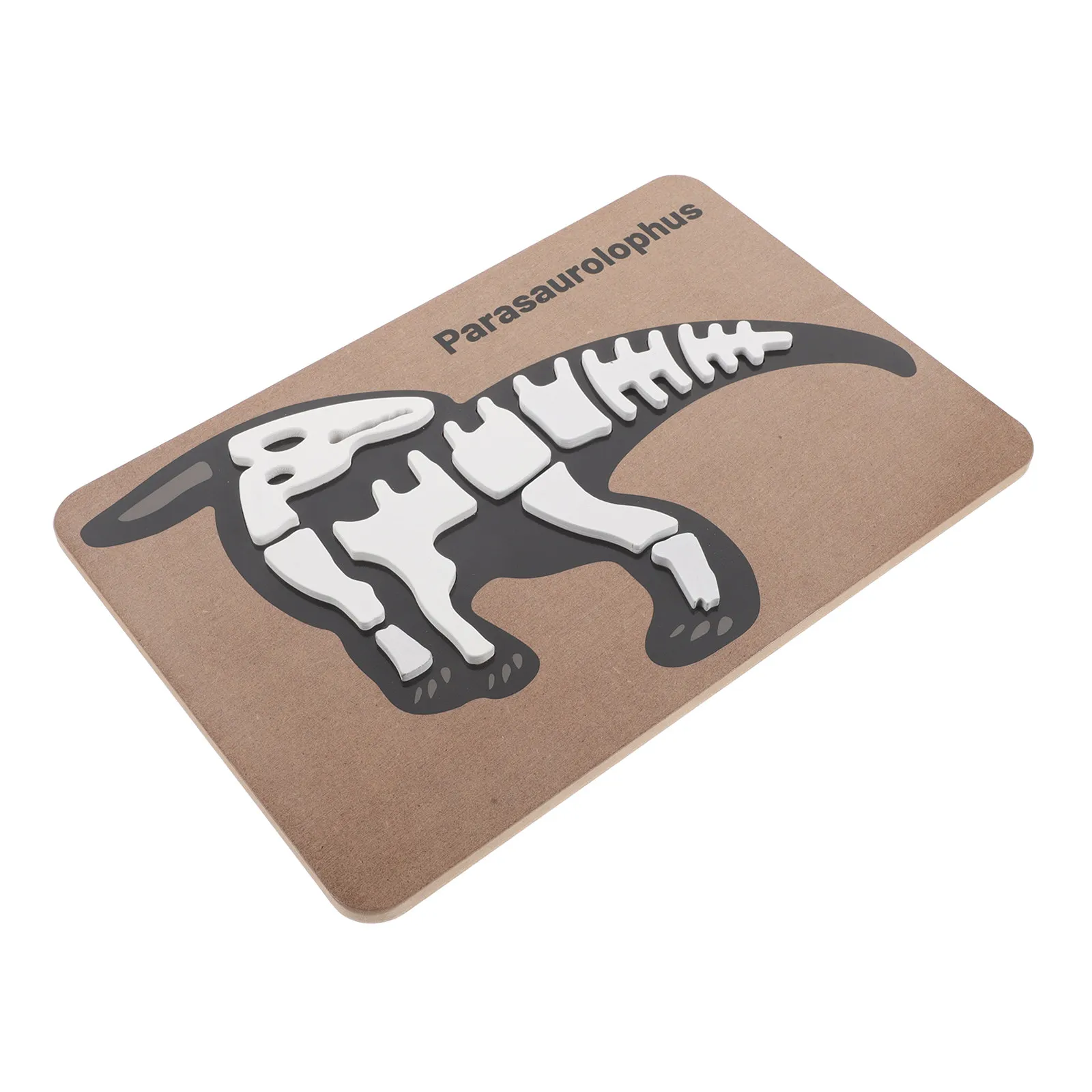 

Деревянный 3D-пазл «Динозавр Стегозавр» для сборки, развивающая головоломка, сенсорный столик, обучающий динозавр для малышей 1-3 лет